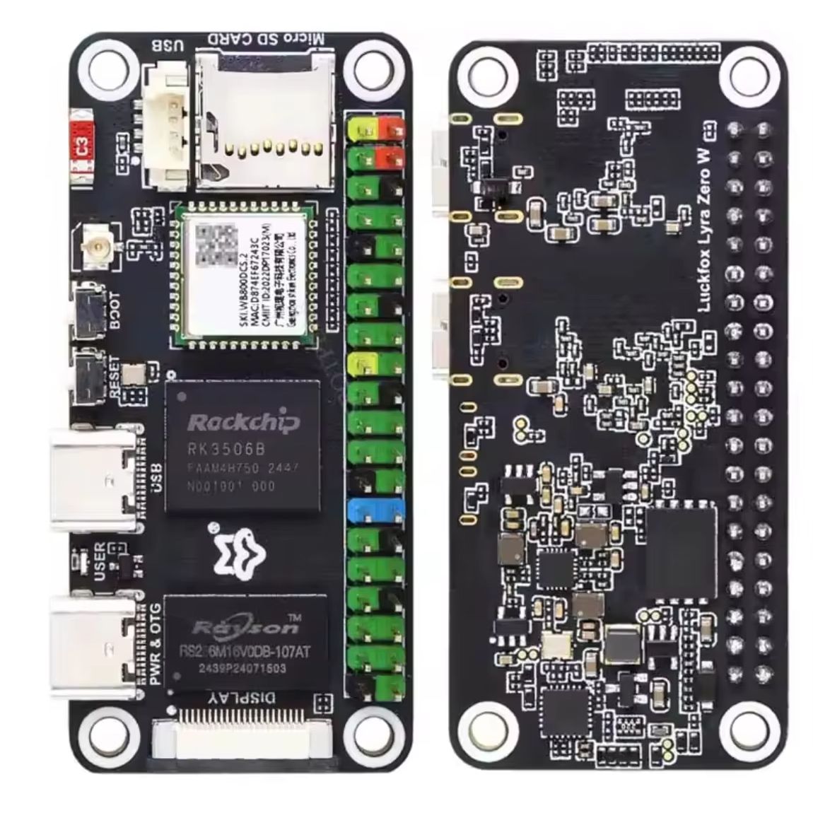 Pi Zero W Board - Placa Linux Luckfox Lyra Zero W