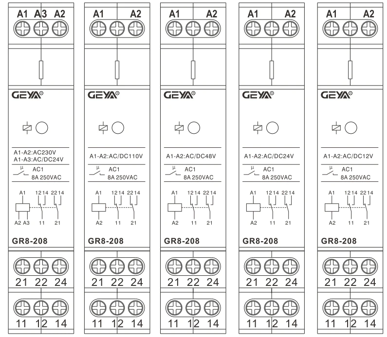 GEYA GR8-208 relé auxiliar int - Shelly Relay Module reseña y precio