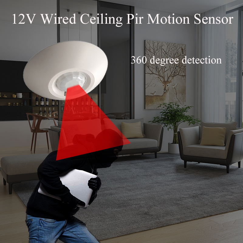 Detector de techo con Sensor d - Motion Sensor Pir Wired reseña y precio