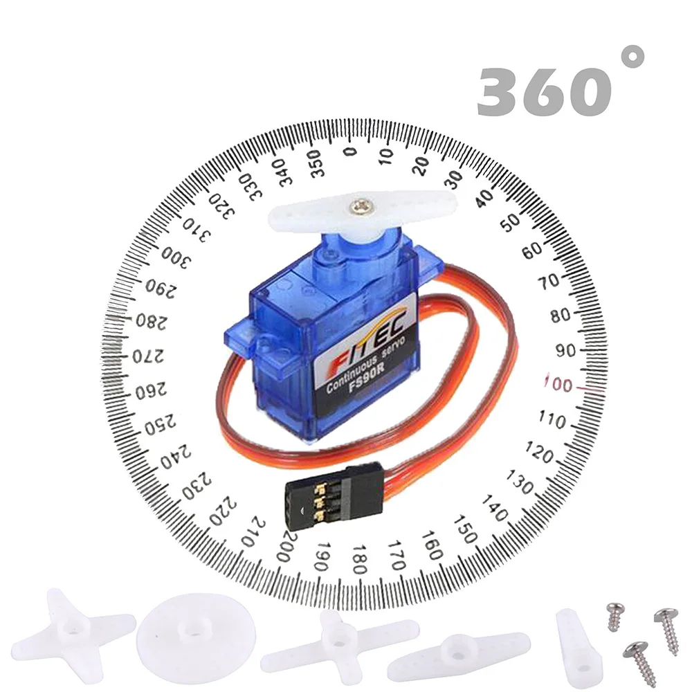 Feetech Mini FS90R Micro Servo - Diy Automation reseña y precio