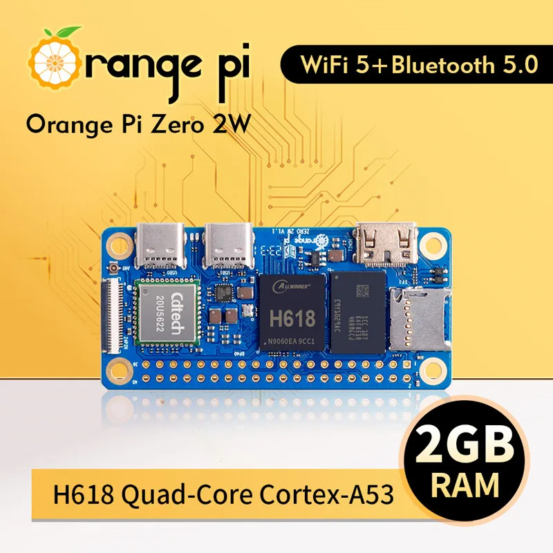 Orange Pi Zero 2 W 2GB RAM DDR - Pi Zero W Board reseña y precio