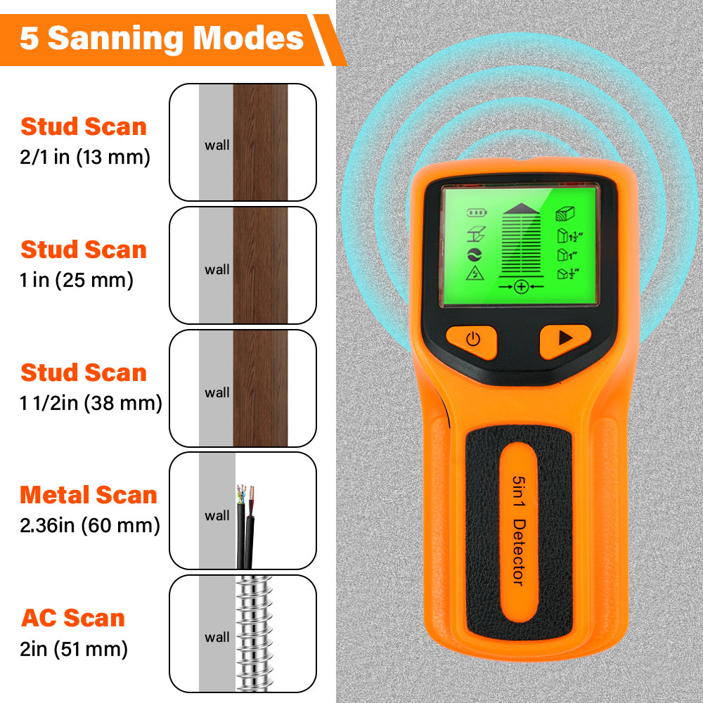 Detector de vigas de pared 5 e - Water Leak Detector Wired reseña y precio
