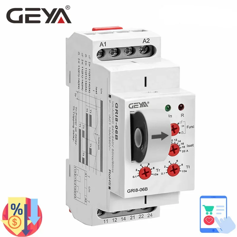 GEYA GRI8-06 relé de Sensor de - Shelly Relay Module reseña y precio