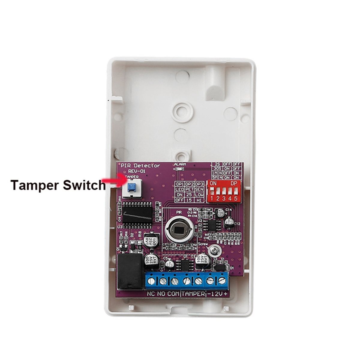 Detector de Movimiento Pasivo  - Motion Sensor Pir Wired reseña y precio